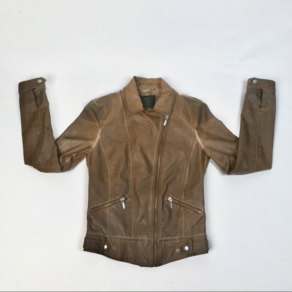 Zara Frf Collection “Pleather” Jacket